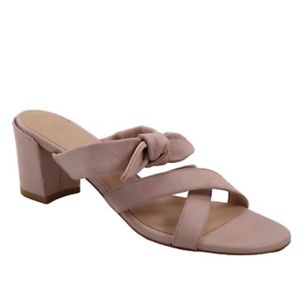 NIB! Stuart Weitzman Women’s Bow / Knot Heeled Sandals in Pink - Size 9.5